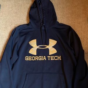 Under Armour Charged Storm Hoodie Georgia Tech